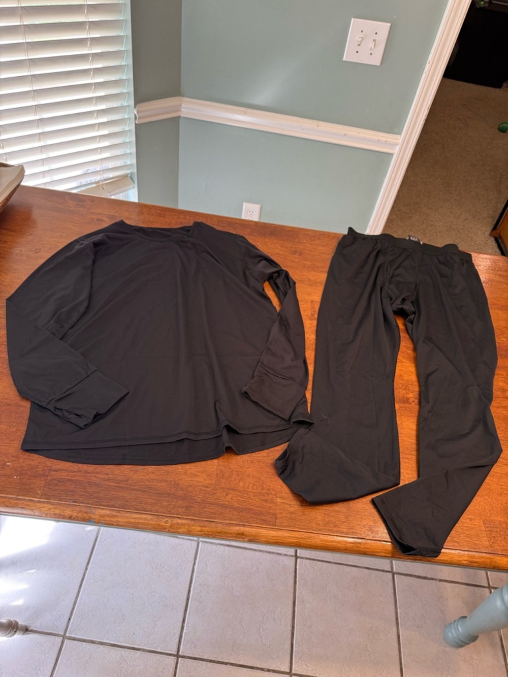 USGI Polartec Gen III ECWCS Level 1 Silkweight Thermal Set Black L Base Layer